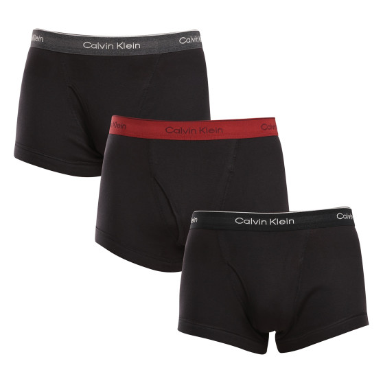 3PACK Boxers para hombre Calvin Klein negro (NB4002A-PRU)