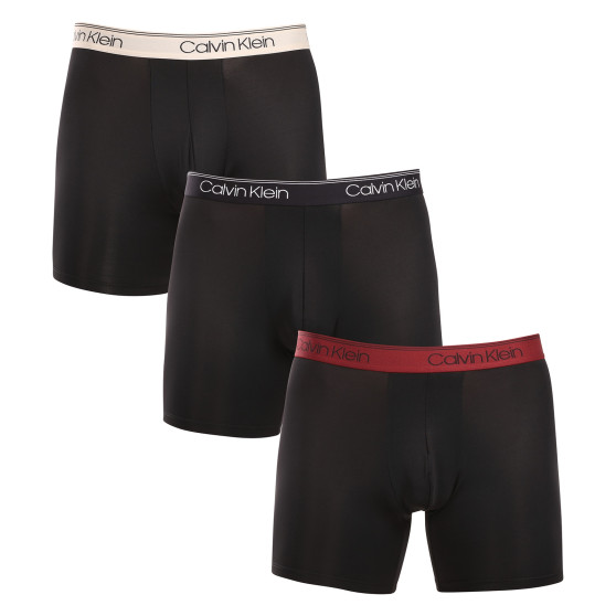 3PACK Boxers para hombre Calvin Klein negro (NB2570A-Q84)