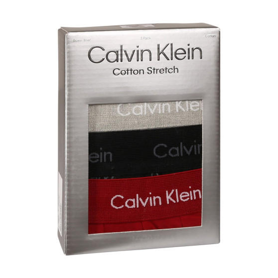 3PACK Boxers para hombre Calvin Klein multicolor (NB3057A-QYP)