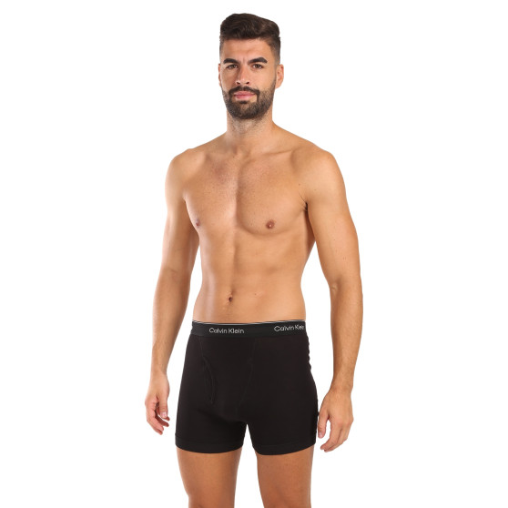 3PACK Boxers para hombre Calvin Klein negro (NB4003A-001)