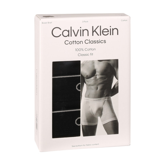 3PACK Boxers para hombre Calvin Klein negro (NB4003A-001)