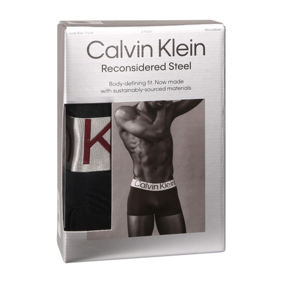 3PACK Boxers para hombre Calvin Klein negro (NB3074A-Q09)