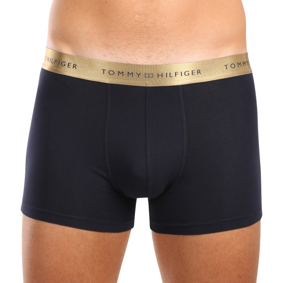 3PACK Boxers para hombre Tommy Hilfiger azul oscuro (UM0UM03411 0TU)