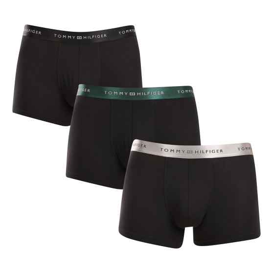 3PACK Boxers para hombre Tommy Hilfiger negro (UM0UM03411 0SJ)