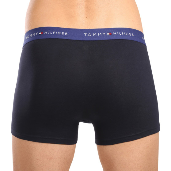 3PACK Boxers para hombre Tommy Hilfiger azul oscuro (UM0UM02763 0WN)