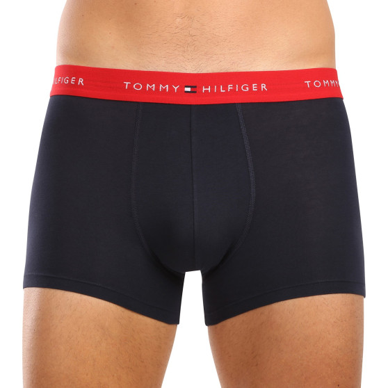 3PACK Boxers para hombre Tommy Hilfiger azul oscuro (UM0UM02763 0WN)