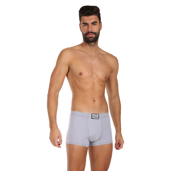 Boxers para hombre Styx goma clásica gris claro (Q1067)