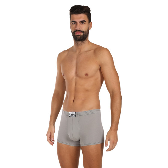 Boxers para hombre Styx goma clásica gris claro (Q1062)