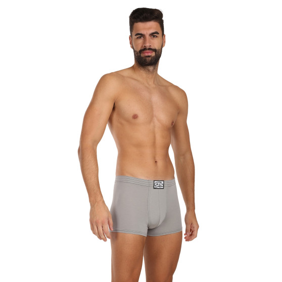 Boxers para hombre Styx goma clásica gris claro (Q1062)